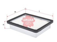 ไส้กรองอากาศ(ไส้กรอง) SAKURA, V9112-M003, A-1017, MITSUBISHI (124928)