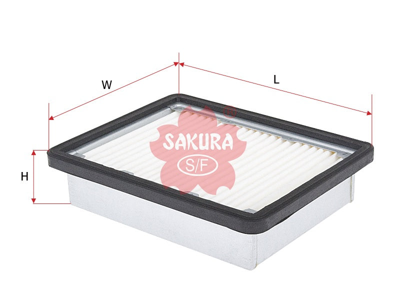 ไส้กรองอากาศ(ไส้กรอง) SAKURA, V9112-M003, A-1017, MITSUBISHI (124928)