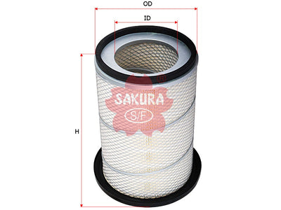 SAKURA,, Air Filter (Element), AY120-MT504, A-1019, GMC