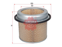 Air Filter (Element)၊ SAKURA၊ MD620039၊ A-1022၊ MITSUBISHI (124868)