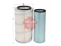 SAKURA,, Air Filter (Element), ME 073252+ME 073385, A-1026-S, FUSO