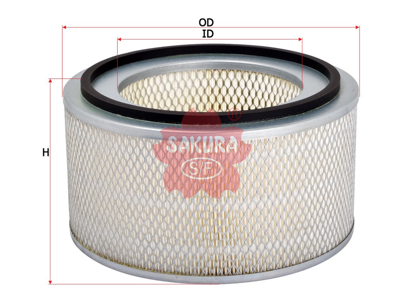 ไส้กรองอากาศ(ไส้กรอง) SAKURA, 5L-9282, A-1028, MITSUBISHI (124918)