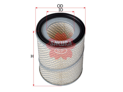 ไส้กรองอากาศ(ไส้กรอง) SAKURA, MD 620563, A-1034, MITSUBISHI (124929)