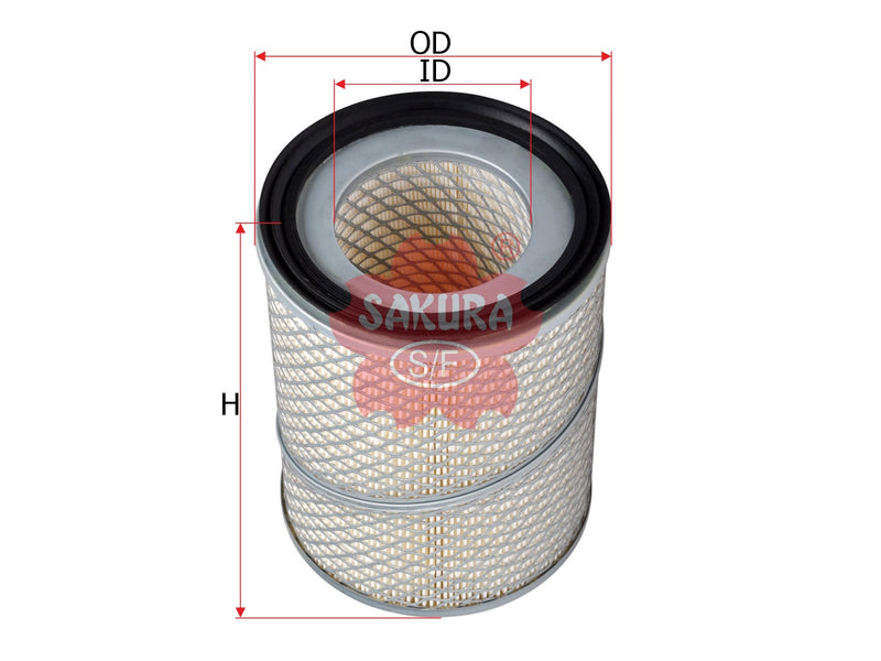 SAKURA,, Air Filter (Element), MD 620563, A-1034, MITSUBISHI