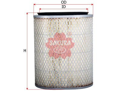 SAKURA,, Air Filter (Element), V9112-M212, A-1035, MITSUBISHI