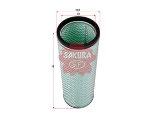 SAKURA,, Air Filter (Element), ME 073385, A-1038, MITSUBISHI