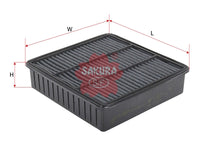 SAKURA,, Air Filter (Element), 143-2046, A-1047, MITSUBISHI