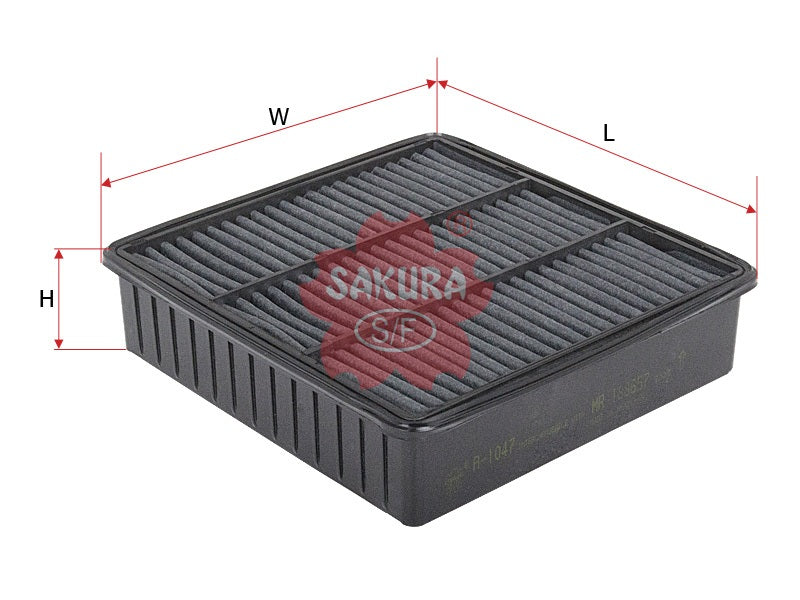 Air Filter (ဒြပ်စင်)၊ SAKURA၊ 143-2046၊ A-1047၊ MITSUBISHI (124574)