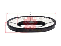 SAKURA,, Air Filter (Element), V9112-M102, A-1048, MITSUBISHI