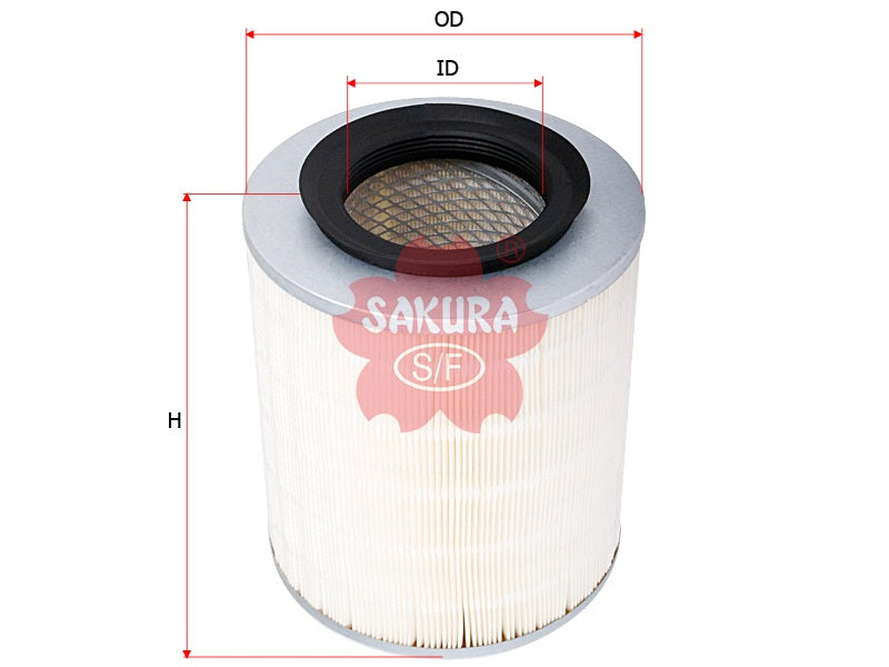 SAKURA, Air Filter (Element), V9112-M217, A-1050, NISSAN