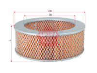 SAKURA,, Air Filter (Element), 143-2055, A-1051, MITSUBISHI