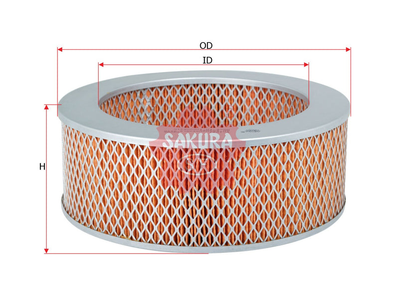 SAKURA,, Air Filter (Element), 143-2055, A-1051, MITSUBISHI