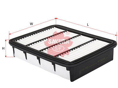 ไส้กรองอากาศ(ไส้กรอง) SAKURA, V9112-M012, A-1058, MITSUBISHI (124973)