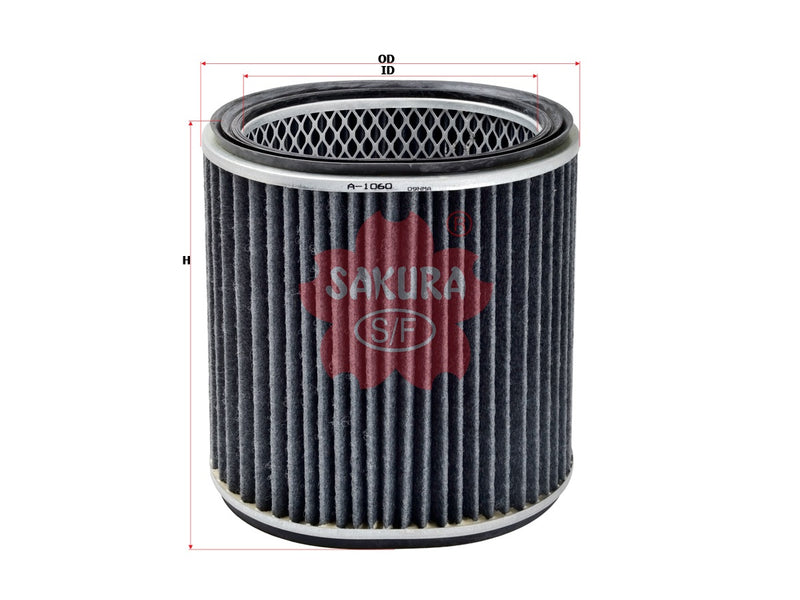 SAKURA,, Air Filter (Element), MD607648, A-1060, MITSUBISHI