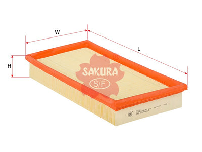 SAKURA,, Air Filter (Element), 30873414, A-1065, VOLVO CARS