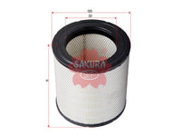 ไส้กรองอากาศ(ไส้กรอง) SAKURA, ME401884, A-1071, FUSO (126636)