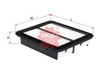 SAKURA,, Air Filter (Element), V9112-M001, A-1079, MITSUBISHI