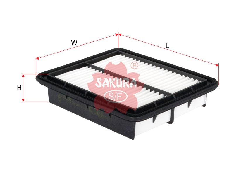 กรองอากาศ(ไส้กรอง) SAKURA, V9112-M001, A-1079, MITSUBISHI (124925)
