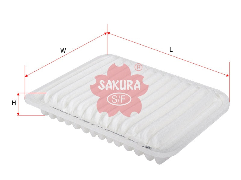 SAKURA,, Air Filter (Element), V9112-M016, A-1081, MITSUBISHI