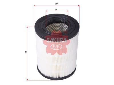 SAKURA,, Air Filter (Element), ME 017242, A-1084, FUSO