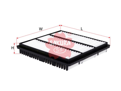 ไส้กรองอากาศ(ไส้กรอง) SAKURA, MD620473, A-1090, MITSUBISHI (124931)