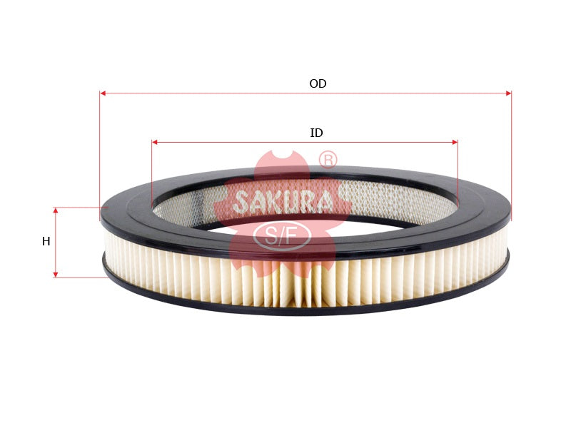 ไส้กรองอากาศ(ไส้กรอง) SAKURA, 94840272, A-1111, TOYOTA (124203)