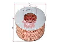 SAKURA,, Air Filter (Element), 53207-89103, A-1113, SUBARU