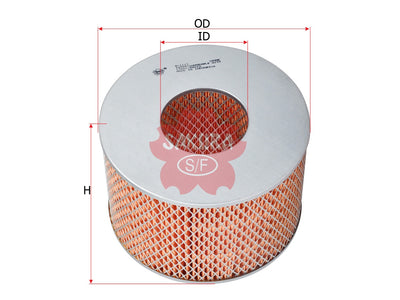 Air Filter (ဒြပ်စင်)၊ SAKURA၊ 53207-89103၊ A-1113၊ SUBARU (124081)