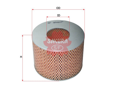 SAKURA,, Air Filter (Element), V9112-2027, A-1119, TOYOTA