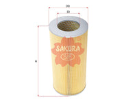 SAKURA Air Filter (Element) V9112-2003 A-1128 TOYOTA