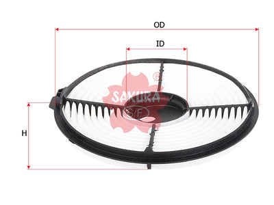 Air Filter (Element)၊ SAKURA၊ 94845280၊ A-1130၊ TOYOTA (124321)