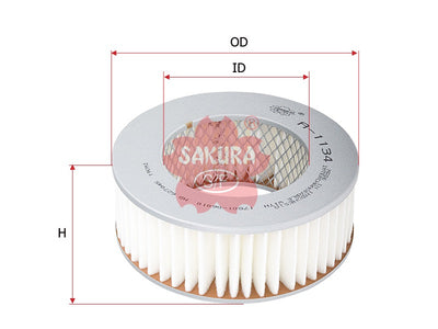 SAKURA,, Air Filter (Element), MD627045, A-1134, TOYOTA