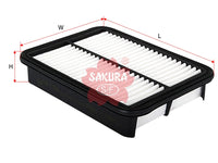 SAKURA,, Air Filter (Element), V9112-0013, A-1138, TOYOTA