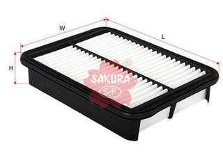 SAKURA,, Air Filter (Element), V9112-0013, A-1138, TOYOTA