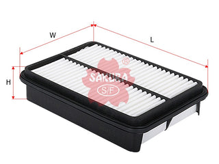 SAKURA,, Air Filter (Element), 94376355, A-1139, MITSUBISHI