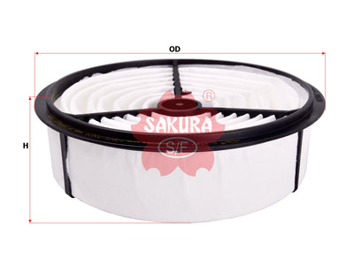 ไส้กรองอากาศ(ไส้กรอง) SAKURA, 17801-70020-83, A-1147, HOLDEN (124033)