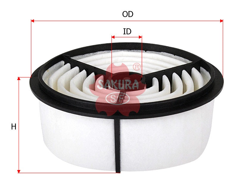 SAKURA,, Air Filter (Element), 96055470, A-1150, TOYOTA