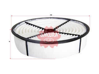 SAKURA,, Air Filter (Element), 17801-50010-83, A-1154, LEXUS