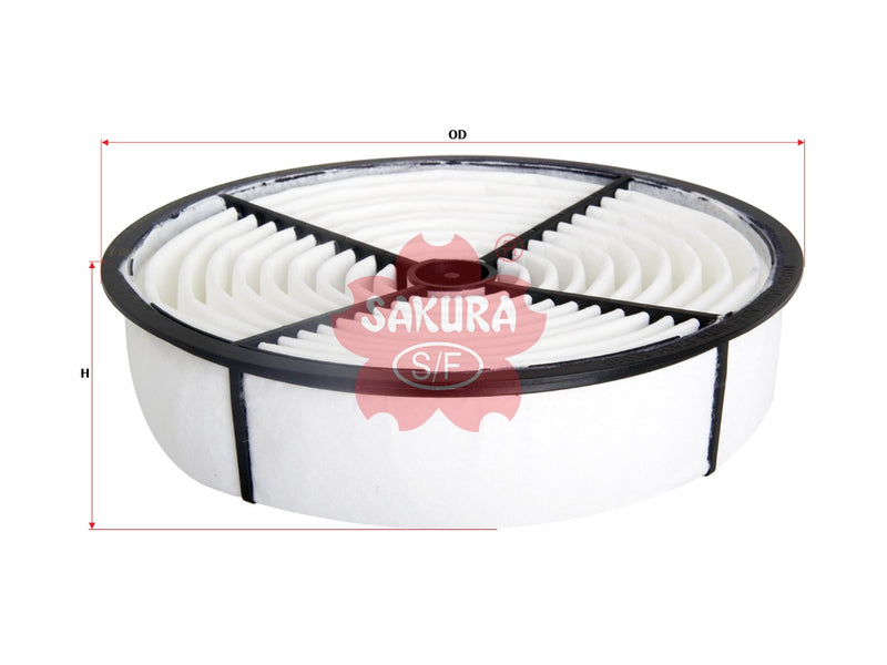 Air Filter (ဒြပ်စင်)၊ SAKURA၊ 17801-50010-83၊ A-1154၊ LEXUS (124326)