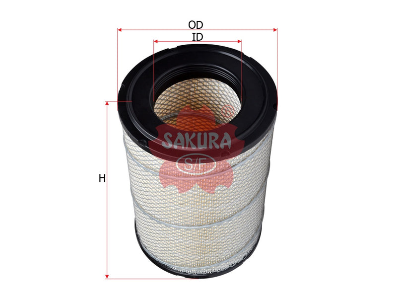 SAKURA,, Air Filter (Element), AY120-TY073, A-1156, TOYOTA