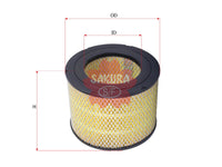 SAKURA,, Air Filter (Element), V9112-2021, A-1163, TOYOTA