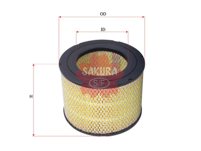 SAKURA,, Air Filter (Element), V9112-2021, A-1163, TOYOTA