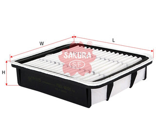 SAKURA Air Filter (Element) 143-2090 A-1173 LEXUS