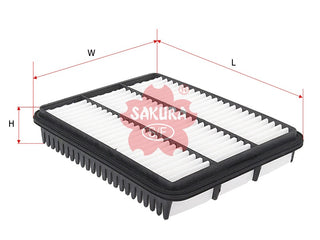 SAKURA,, Air Filter (Element), 143-2083, A-1174, LEXUS