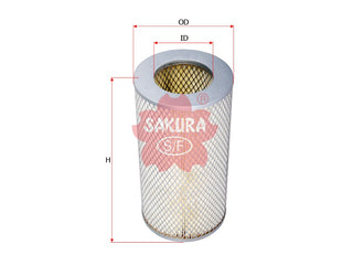 SAKURA Air Filter (Element) V9112-2014 A-1176 TOYOTA