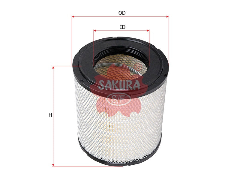 กรองอากาศ(ไส้กรอง) SAKURA, SUJ17T0101, A-1177, HINO (123979)