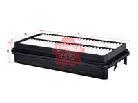 ไส้กรองอากาศ(ไส้กรอง) SAKURA, 17801-27010, A-1186, TOYOTA (124235)