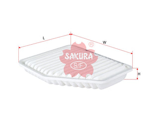 SAKURA,, Air Filter (Element), 143-2091, A-1190, LEXUS