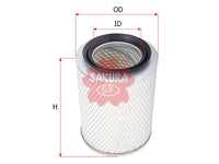 ไส้กรองอากาศ(ไส้กรอง) SAKURA, 17801-87303-000, A-1201, DAIHATSU (126873)