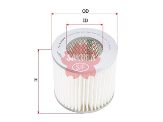 SAKURA,, Air Filter (Element), 17801-87Z04-001, A-1202, DAIHATSU